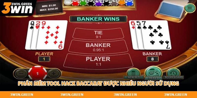 Phần mềm tool hack Baccarat được nhiều người sử dụng
